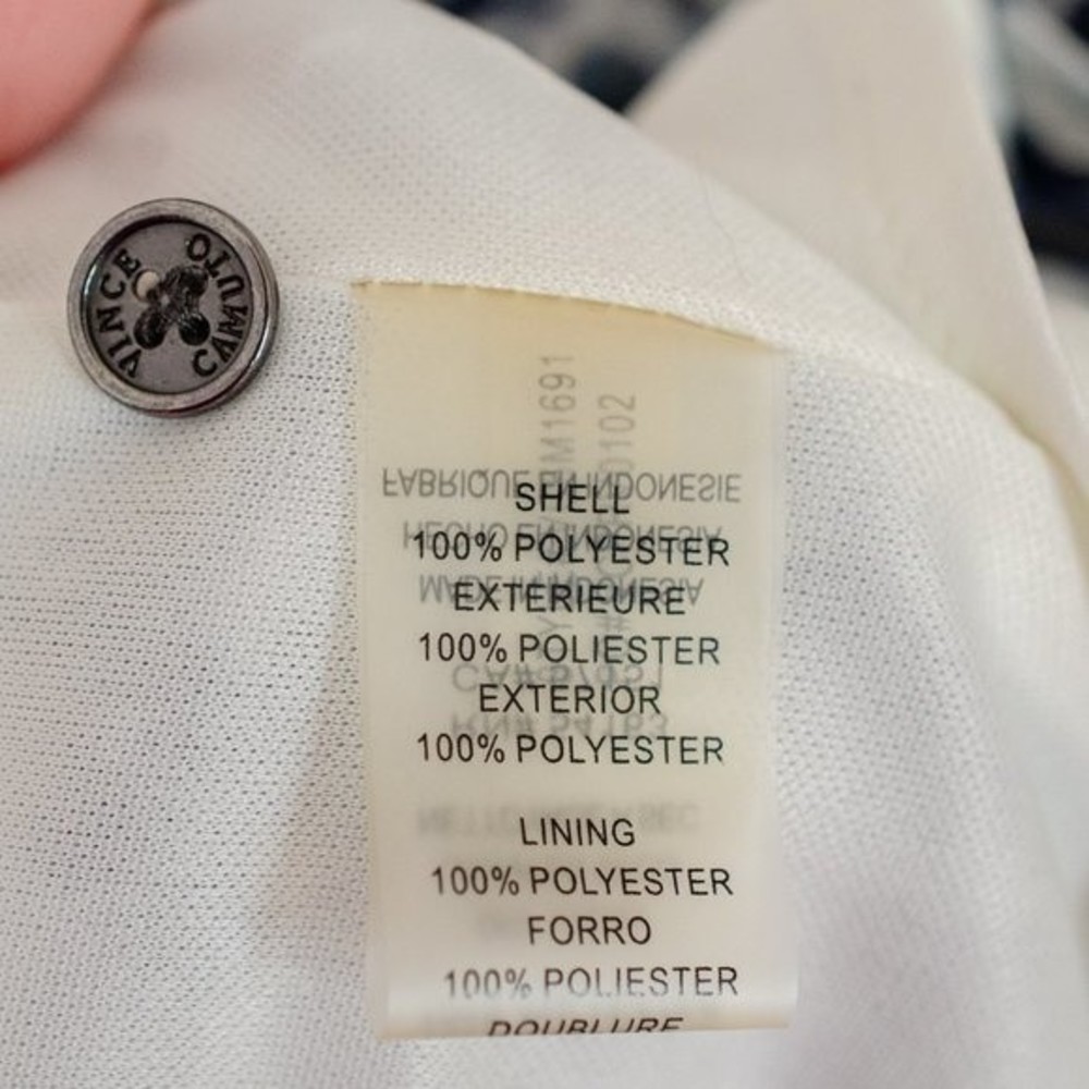 Vince Camuto Snake Print Drawstring Chiffon Dress - image 3